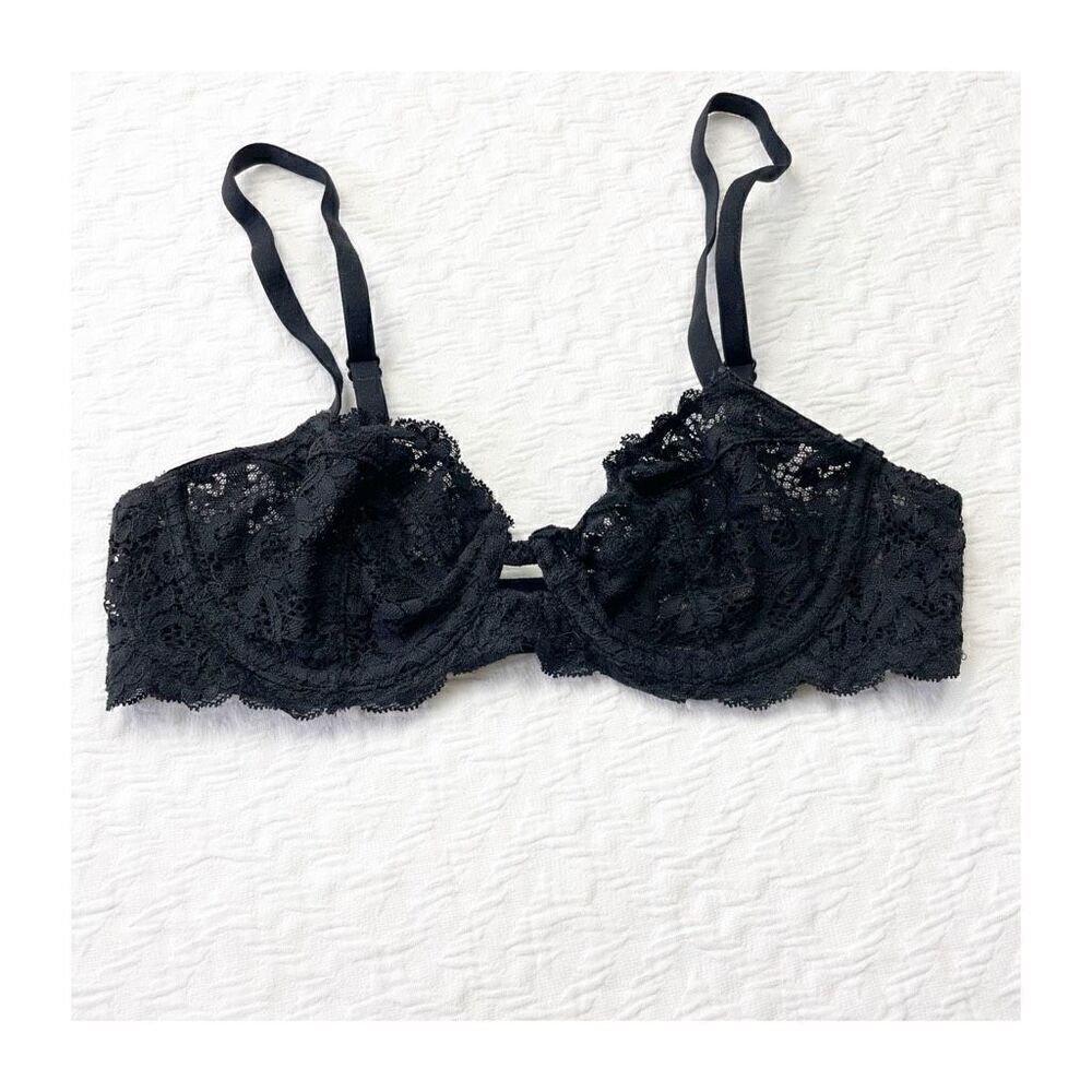 Buy 1 get 1 free 32b Victorias Secret unlined demi body by Victoria  lace x blac